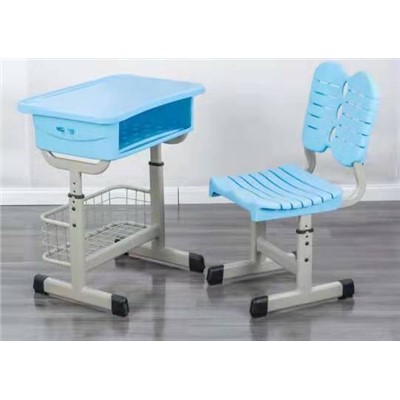 鷹才6545型單人abs款式教學(xué)、實(shí)驗(yàn)用桌，桌面 65*45*3.0cm 注塑一次成型 桌椅腳 30*60*1.2mm/20*49*1.2mm 桌架下方帶置物網(wǎng)籃